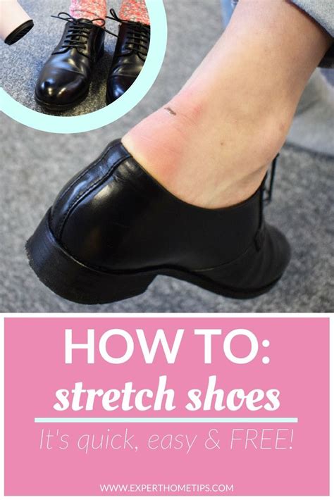 how to stretch out fake leather shoes|stretching tight shoes with steam.